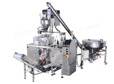 Automatic Stand Up Zipper Pouch Packing Machine For Powder