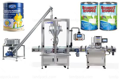 Automatic Powder Filling Machine For Cans Bottles And Tins