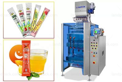Automatic Multi Lane Packing Machine For Fruit Juice