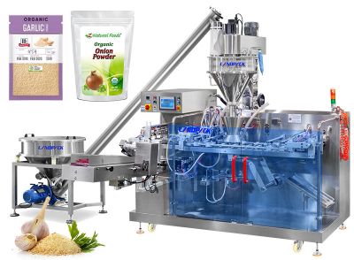 Automatic Horizontal Gusset Pouch Doypack Garlic Powder Packing Machine