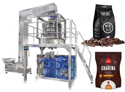 Automatic Horizontal Granule Product Premade Pouch Packing Machine For Coffee Beans