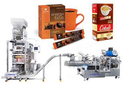 High Speed Multilane Coffee Powder Stick Cartoning Packaging Line