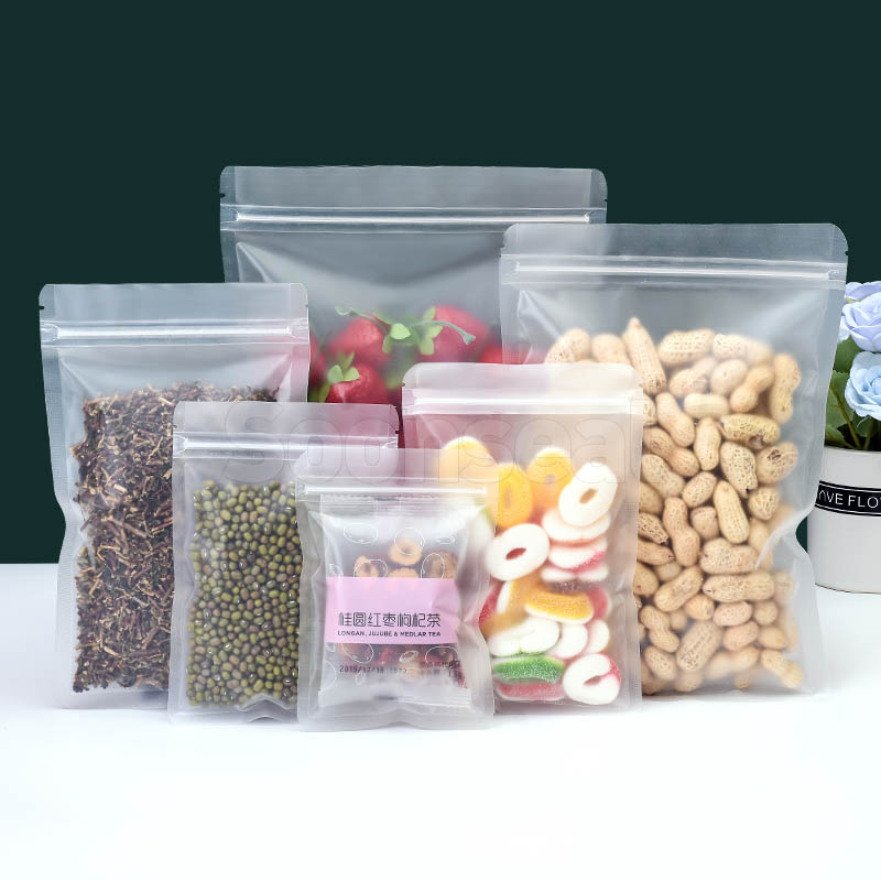 What material is usually used for food packaging bags