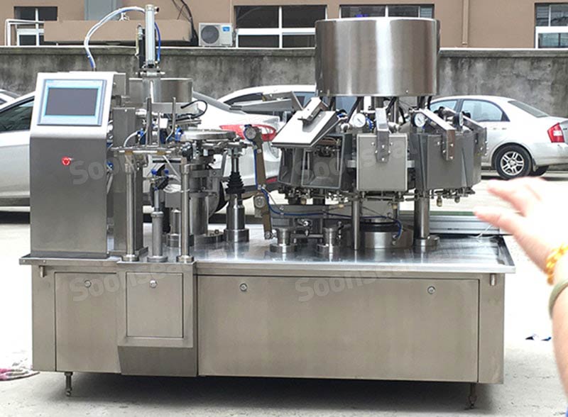 Automatic High Speed Snack Meat Foods Vacuum Rotary Packing Machine
