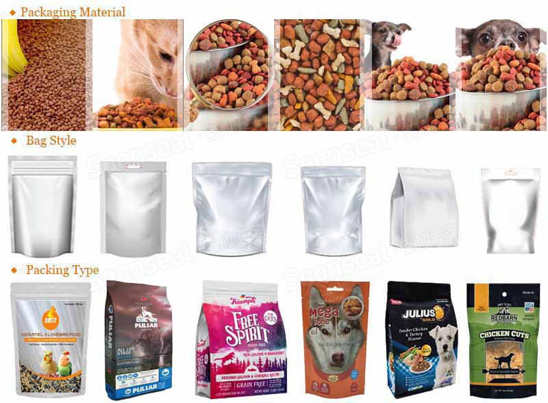 Multifunction Rotary Doypack Packaging Machine For Dog Food, Cat Food, Fish Food, Bird Food, Pet Food Etc.