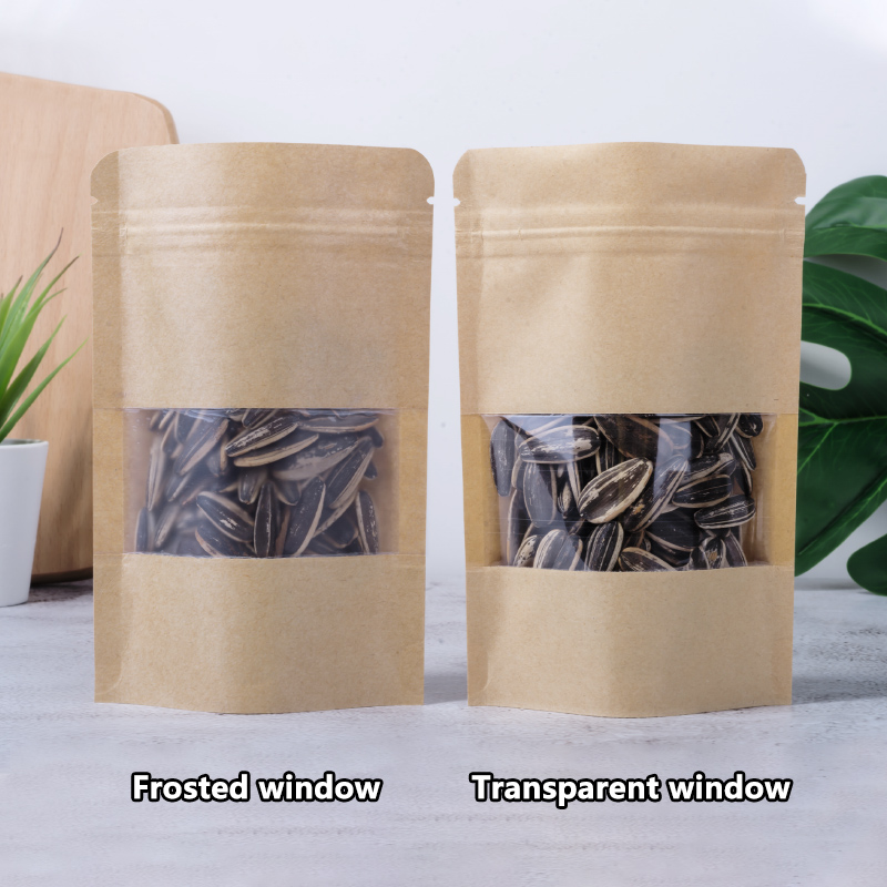 kraft stand up pouches