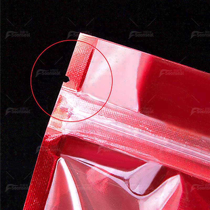Colorful Aluminum Foil Stand Up Pouch Bag With Full Window