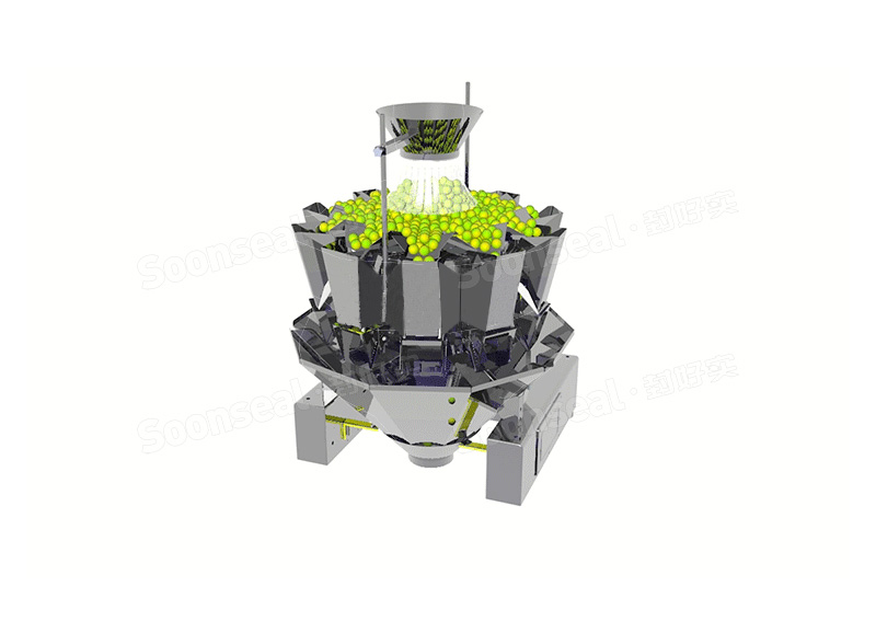 Fully Automatic Rotary Stand Up Pouch Filling Machine With Multi Weigher