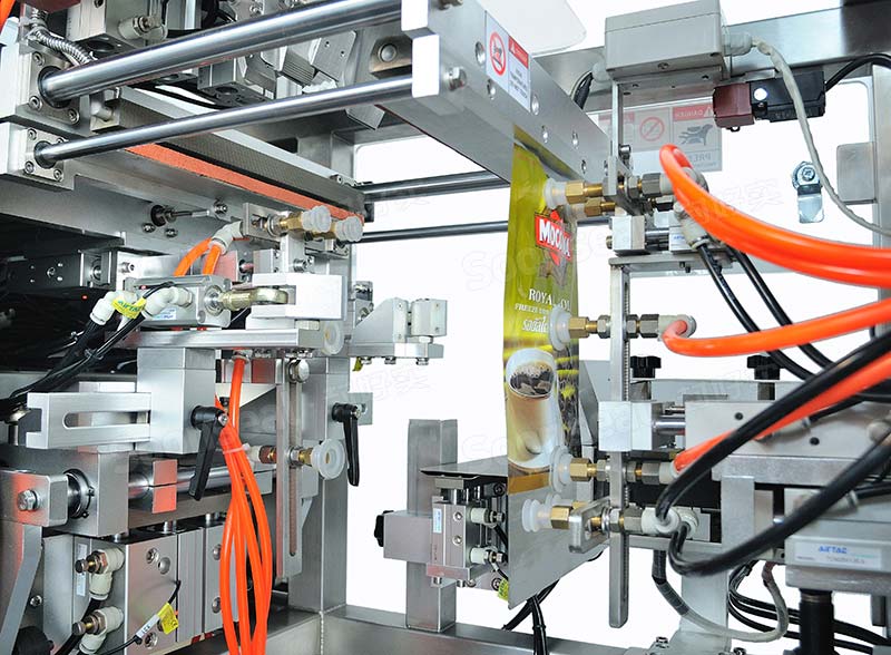 Automatic Stand Up Pouch Filling Sealing Machine For Powder