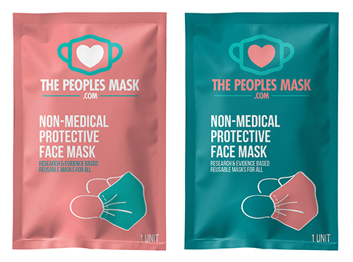 face mask packaging pouch
