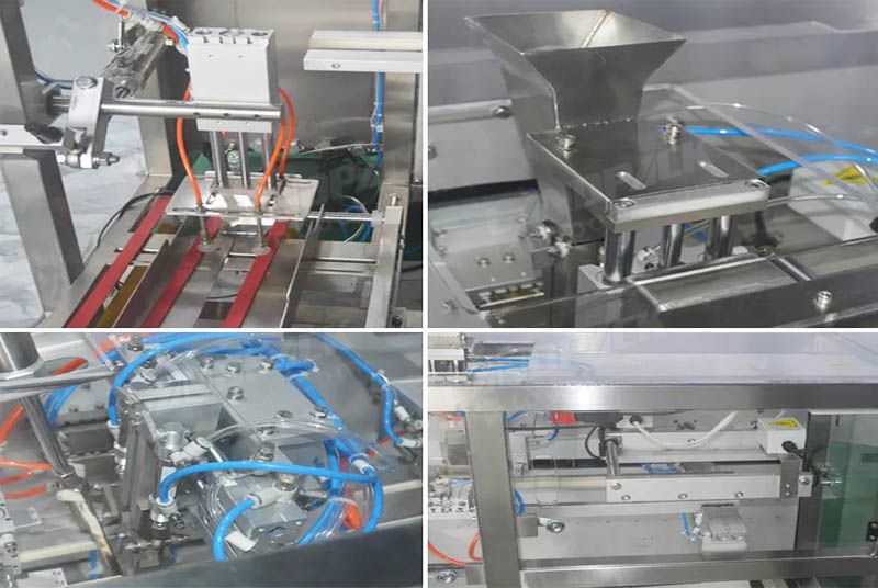 Mini Doypack Grain Packing Machine With Smart Linear Weigher Work 