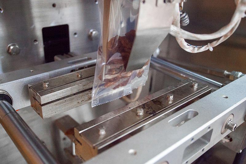 Automatic Biltong Packing Machine With Metal Detector And Weight Sorting Scale