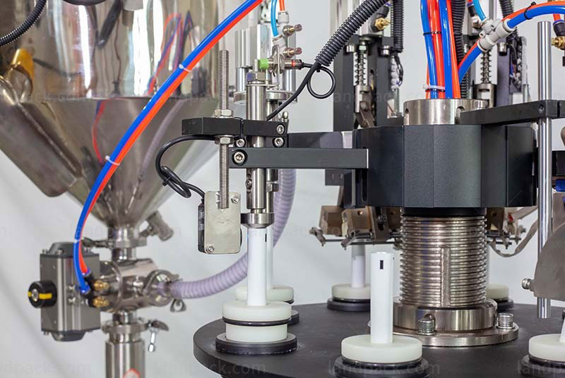 Semi-Automatic Cosmetic Cream Lotion Plastic Tube Filling And Sealing Machine