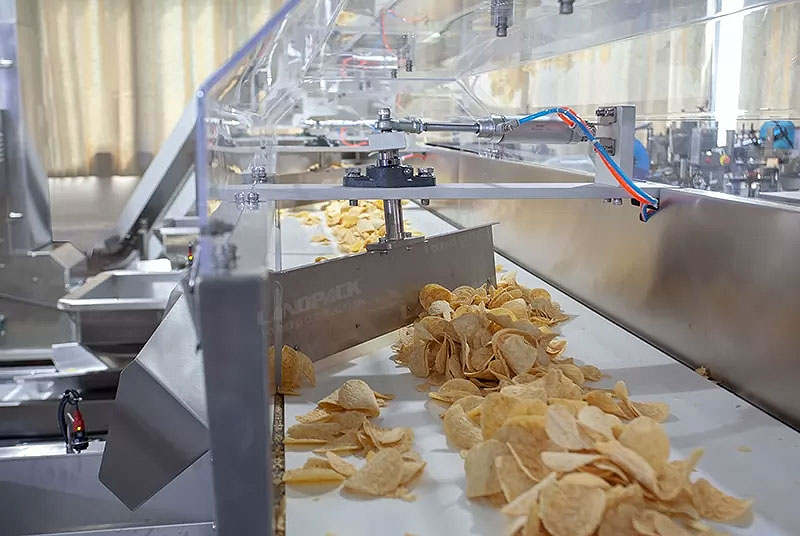 Fully Automatic Potato Chips Vertical Weighing And Packing Line