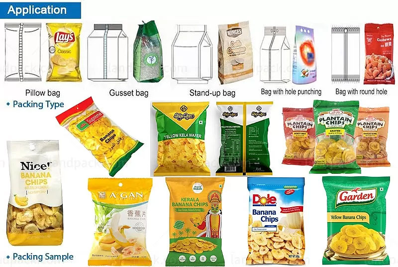 Best Price Banana Chips Packing Machine With Multihead Weigher
