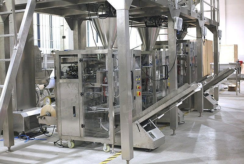 Auto Vertical Form Fill Seal Potato Chips Packing Line