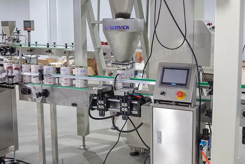 Automatic Candy Bottles Weighing and Filling Machine