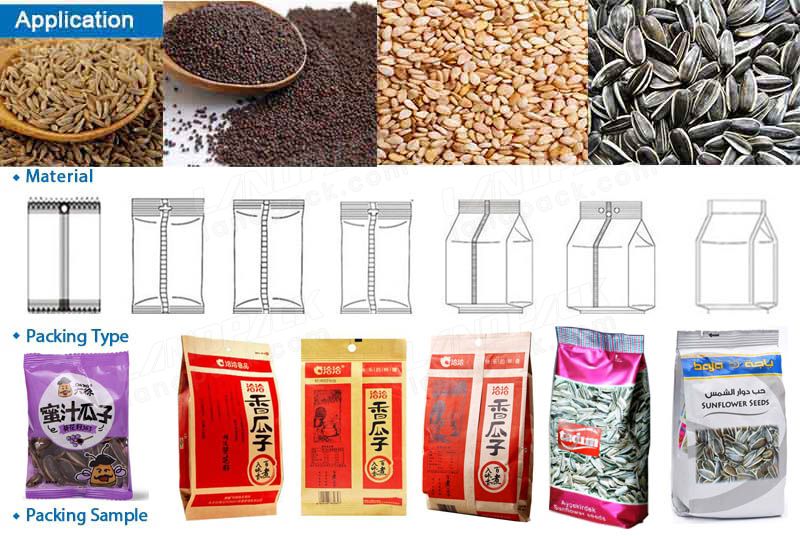 High Precision Multihead Weigher Sunflower Seeds Packing Machine