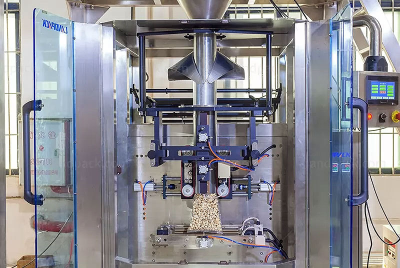Automatic Popcorn Pouch Vertical Weighing Packing Machine 