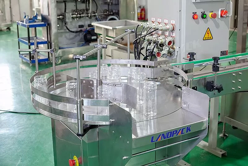Automatic Popcorn Bottle Weighing Filling Capping and Labeling Line