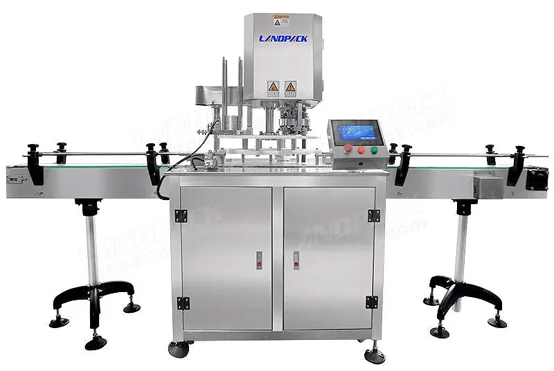 Automatic Popcorn Weighing Filling Capping  Labeling Line