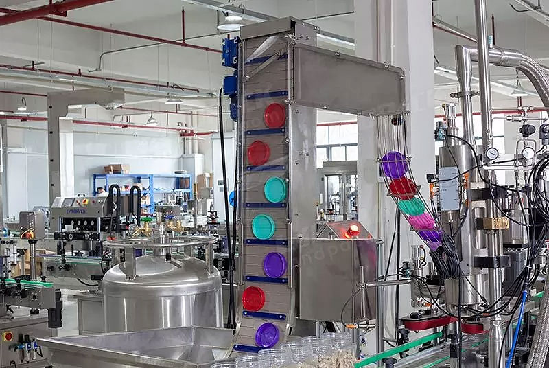 Automatic Pet Food Bottles Weighing Filling Capping and Labeling Line