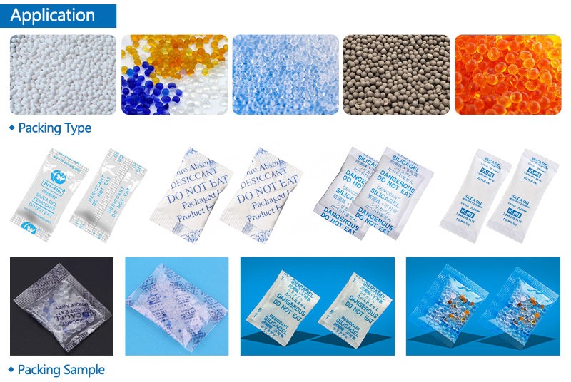Automatic Silica Gel 3 Sides Sealing Sachet Packing Machine