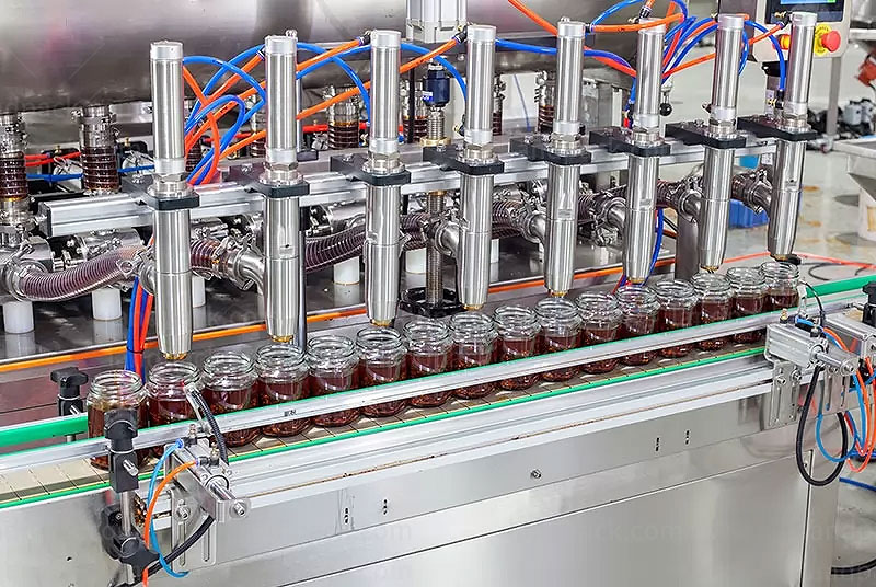 Tomato Ketchup Paste Filling Production Line Labeling and Sealing Machine