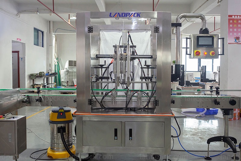 Fully Automatic Project Bottle Paste Filling Capping Labeling Machine Line