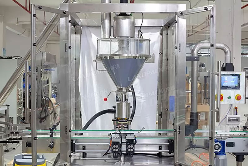 Automaic Milk Powder Bottle Weighing Filling Machine
