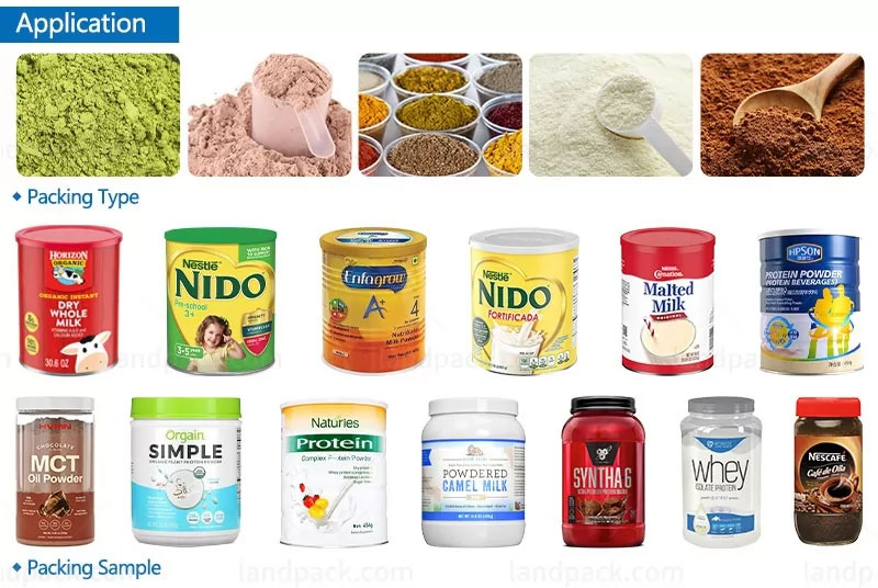 High-Precision Milk Powder/ Protein Powder/ Nutritional Powder Filling Line