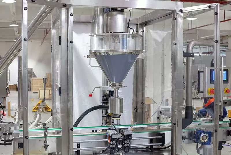 Automatic Milk Powder Weighing And Filling Machine With Screw Filling