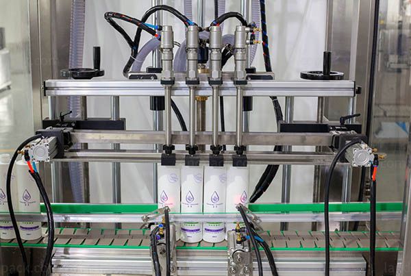 Automatic Shampoo Filling Machine With Capping And Labeling Line