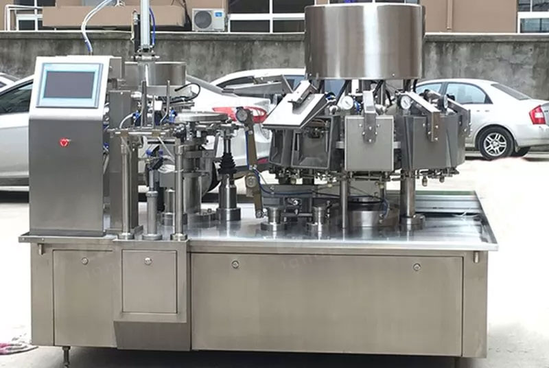 High Quality Rotary Vacuum Pickle Kimchi Filling Packaging Machine