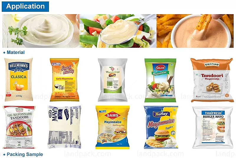 Automatic Mayonnaise Vertical Pouch Packaging Machine