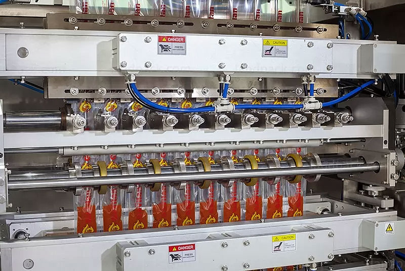 Automatic 10 Lane Mayonnaise 3/4 Sealing Sachet Packaging Machine