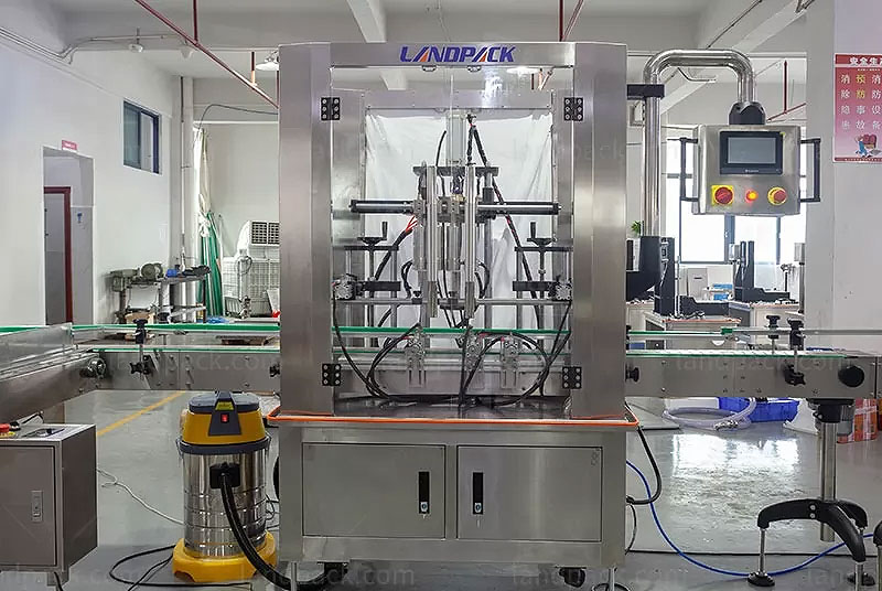 Automatic Mayonnaise Filling And Capping Machine Line Project With Shrink Wrapper