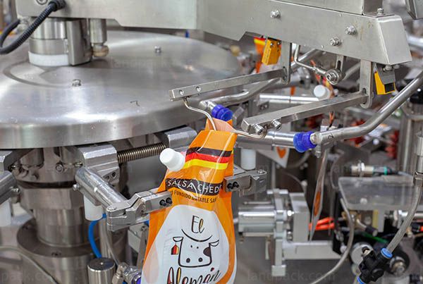 Automatic Sauce Rotary Pouch Doypack Filling And Sealing Machine