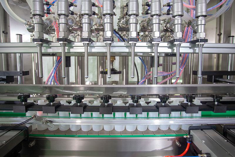 Automatic Syrup Bottle Filling Machine With Piston