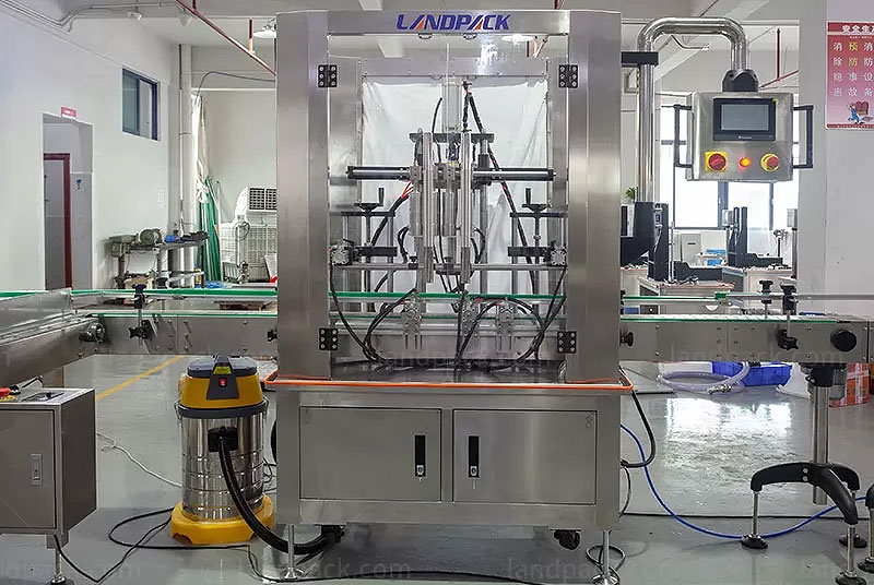 Automatic High Precision Honey Bottle Piston Filling Capping Labeling Machine Line