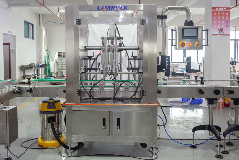 Fully Automatic Syrup Bottle Filling Capping Labeling Line