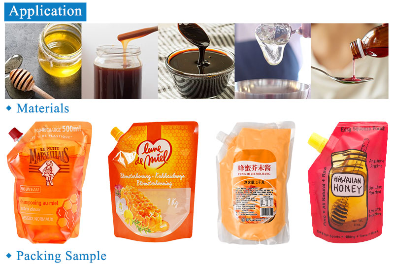 Automatic Horizontal Doypack Pouch Packing Machine For Liquid Syrup