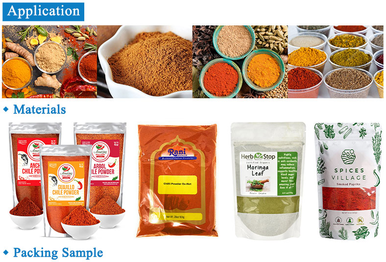 Automatic Spices Powder Premade Pouch Packing Machine