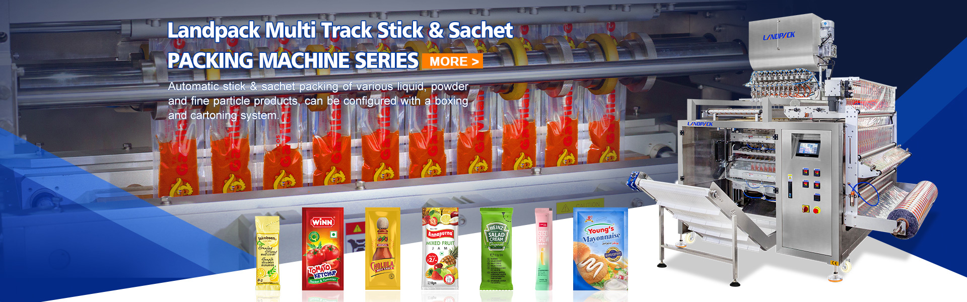 Landpack Multi Track Stick & Sachet Packing Machine Series
