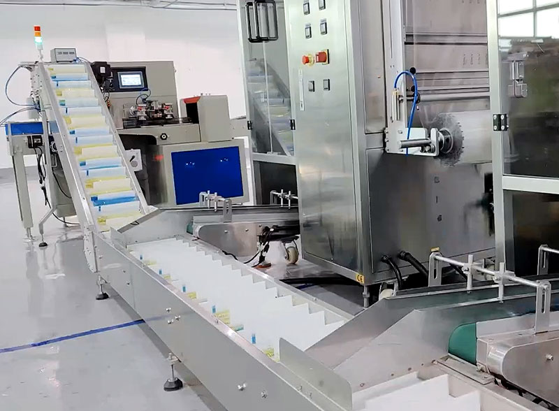 Automatic Liquid Stick Counting Into Pouch Packing Line System