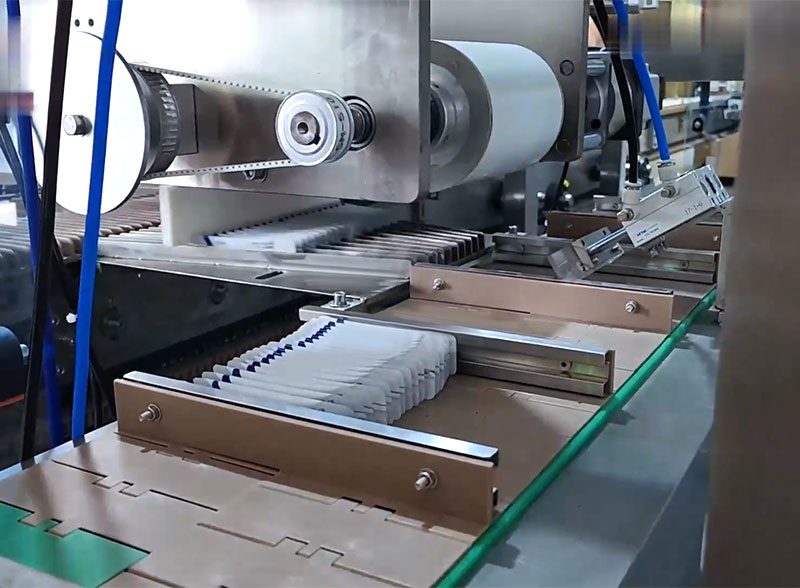 High Accurate Automated Multi Track Powder Stick Packaging Boxing Line