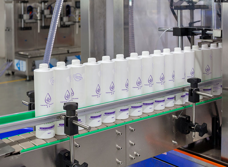 High Efficient Liquid Ghee Oil Bottle Jar Filling Capping Labeling Production Line