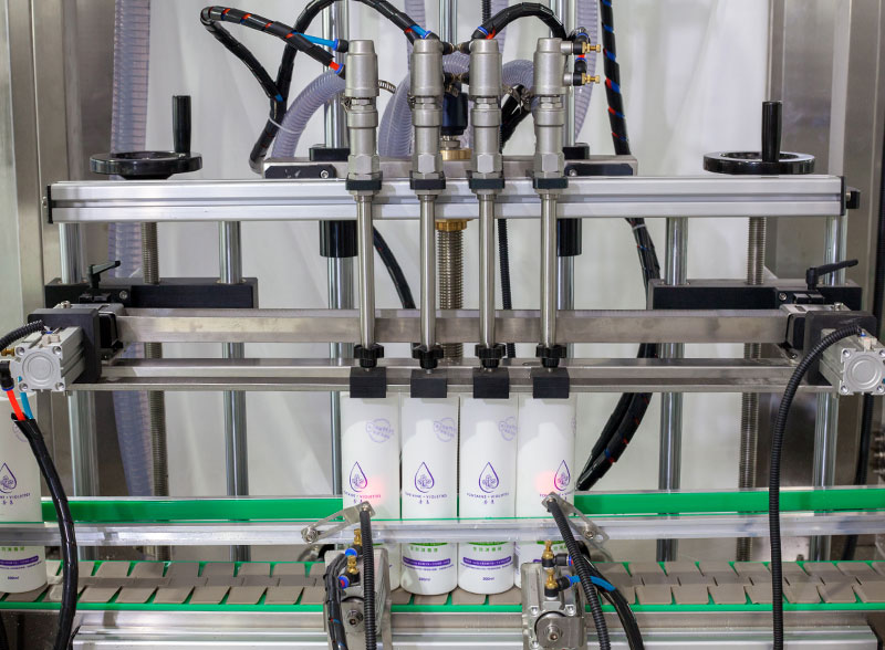 High Efficient Liquid Ghee Oil Bottle Jar Filling Capping Labeling Production Line