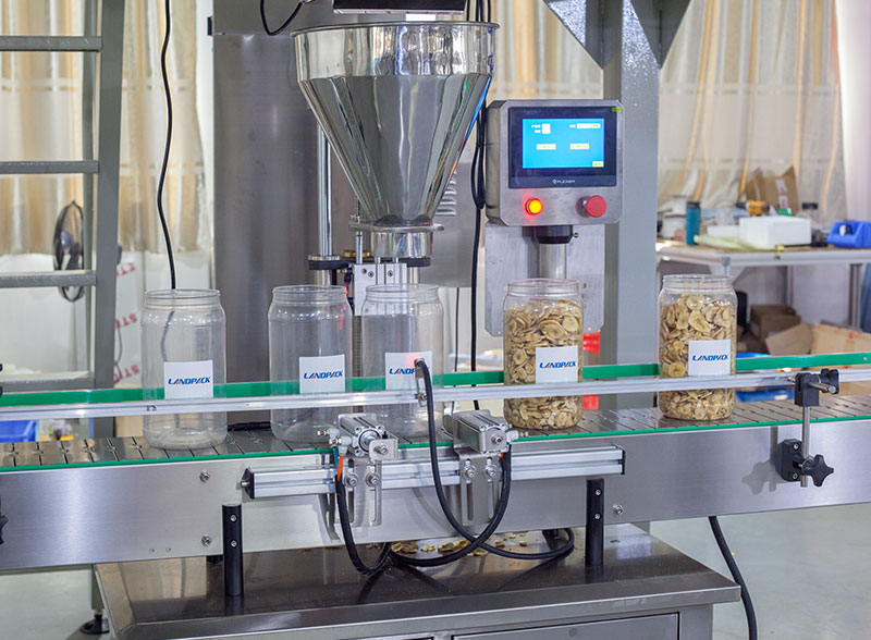 High Speed Automatic Granule Garlic Bottle Jar Filling Machine