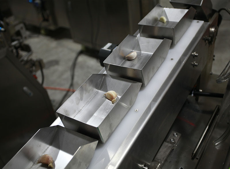 Semi Automatic Garlic Ginger Granular Liquid Mixing Vertical Packing Machine